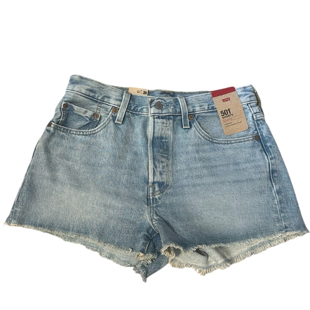 Levi's Light Blue Jean Shorts